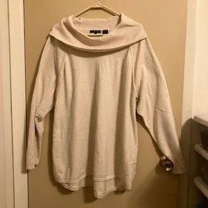 Cowl Neck Oatmeal Sweater